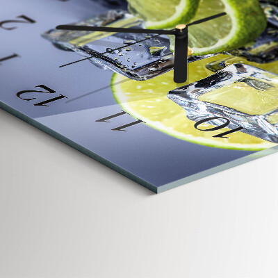 Reloj de vidrio Frutas cítricas