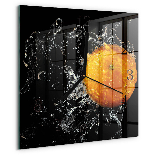 Reloj de vidrio Naranja