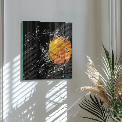 Reloj de vidrio Naranja