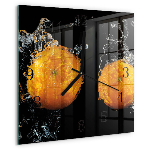 Reloj de vidrio Naranjas