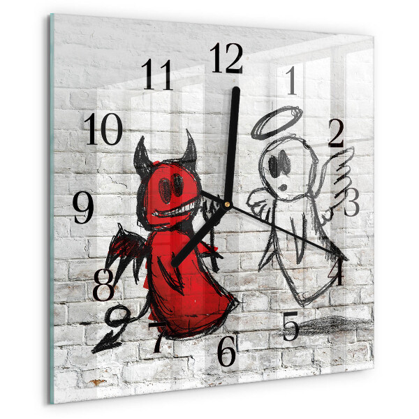 Reloj de vidrio Ángel Diablo