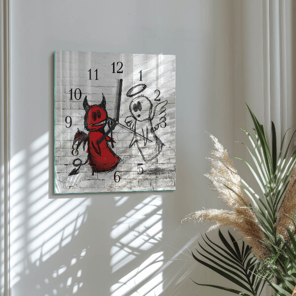 Reloj de vidrio Ángel Diablo