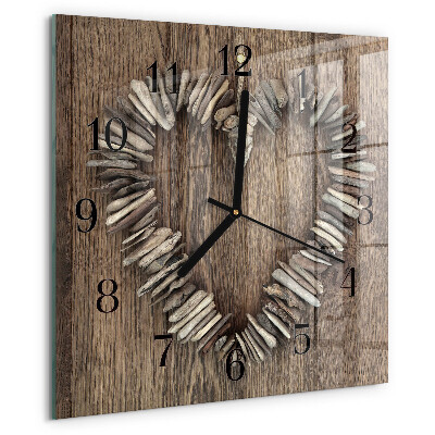 Reloj de vidrio Corazón
