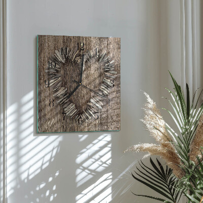 Reloj de vidrio Corazón