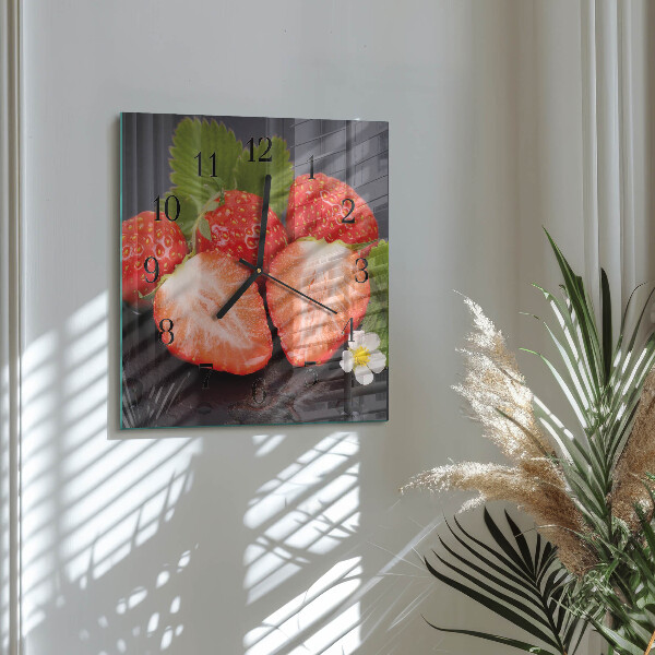 Reloj de vidrio fresas