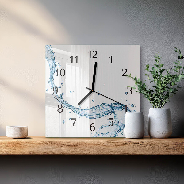 Reloj de vidrio Agua