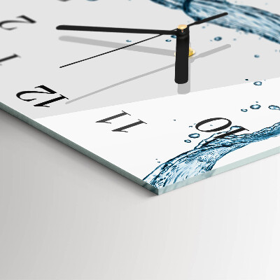 Reloj de vidrio Agua