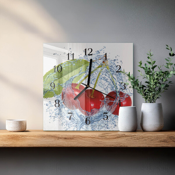 Reloj de vidrio Guindas