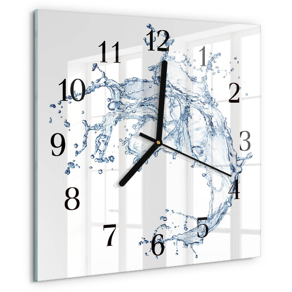 Reloj de vidrio Agua