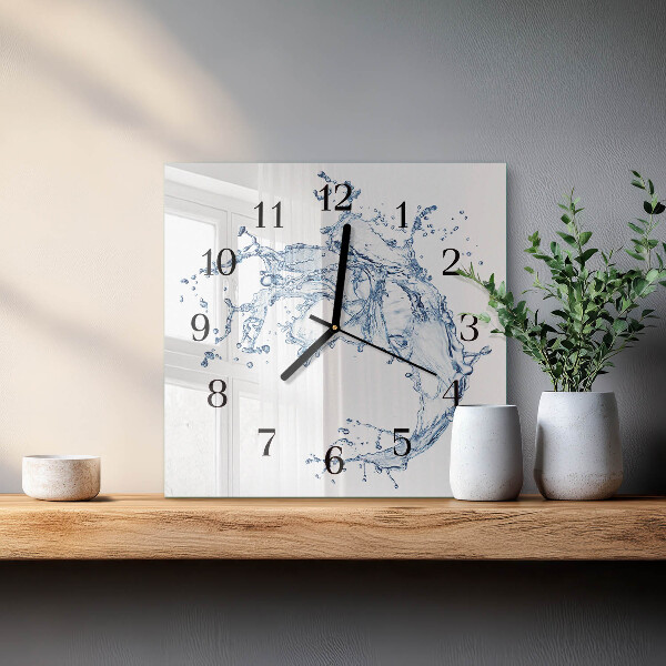 Reloj de vidrio Agua