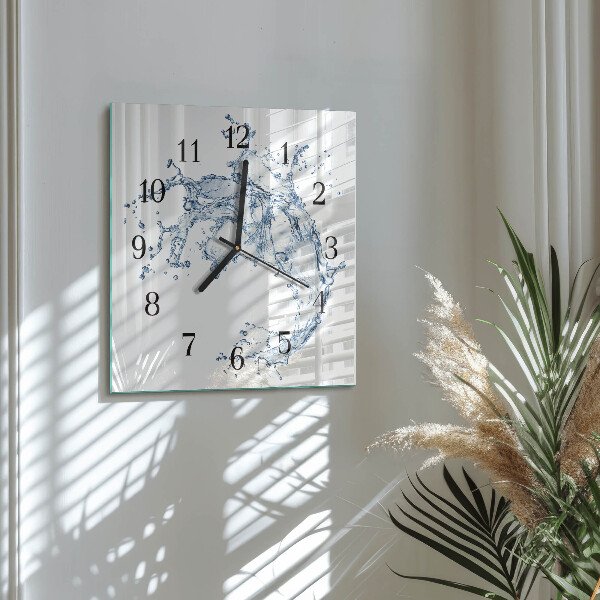 Reloj de vidrio Agua