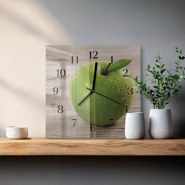 Reloj de vidrio Manzanas