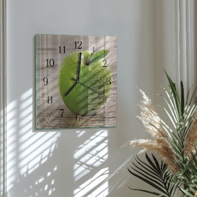 Reloj de vidrio Manzanas