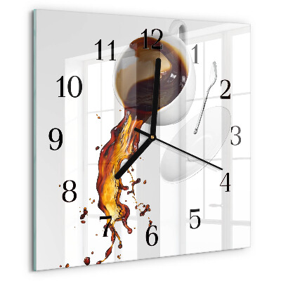 Reloj de vidrio Café