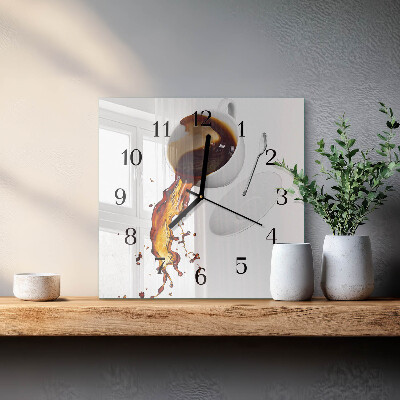 Reloj de vidrio Café