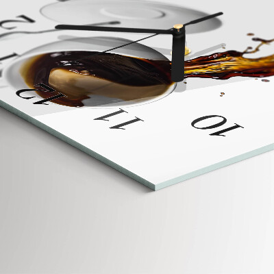 Reloj de vidrio Café