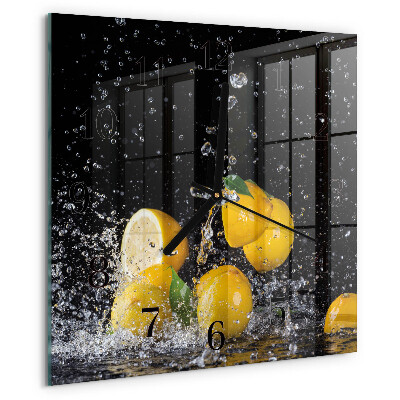 Reloj de vidrio Limones