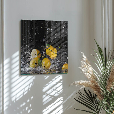 Reloj de vidrio Limones