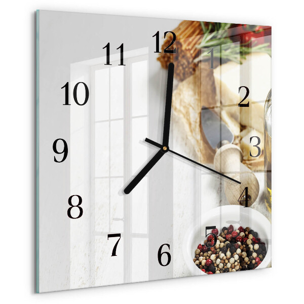 Reloj de vidrio Pastas