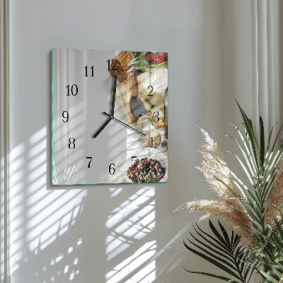 Reloj de vidrio Pastas