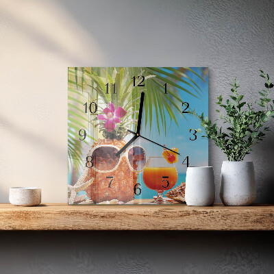 Reloj de vidrio Vacaciones