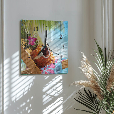 Reloj de vidrio Piña