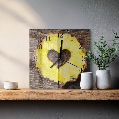 Reloj de vidrio Piña