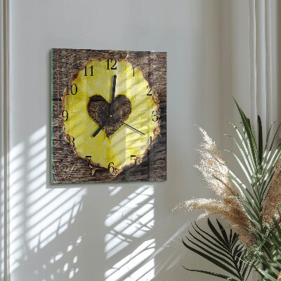 Reloj de vidrio Piña