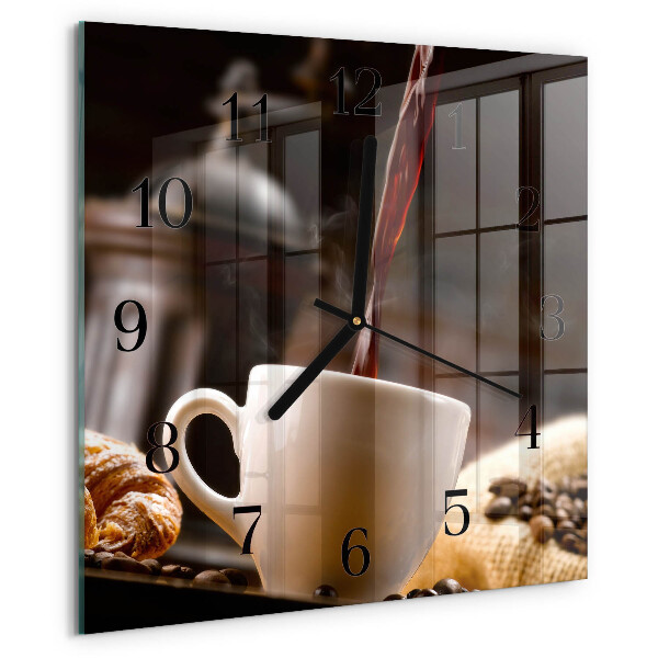 Reloj de vidrio Café