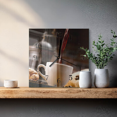 Reloj de vidrio Café