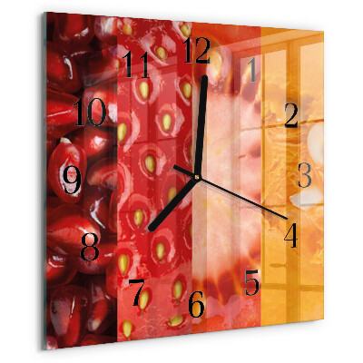 Reloj de vidrio Fruta