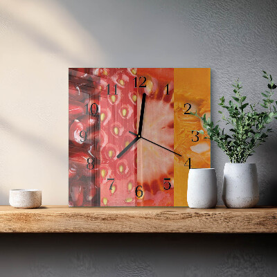 Reloj de vidrio Fruta