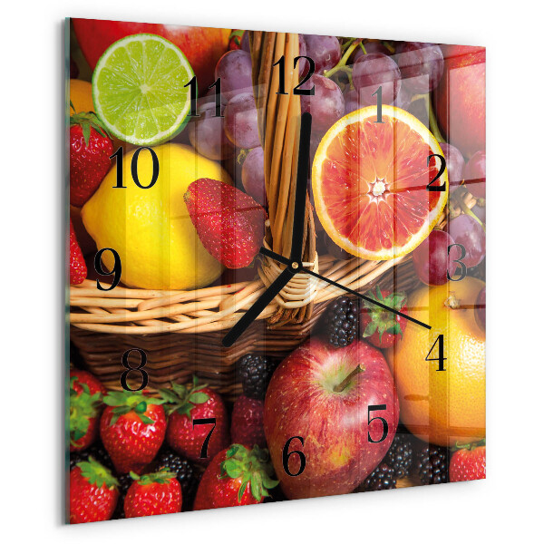 Reloj de vidrio Fruta