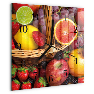 Reloj de vidrio Fruta