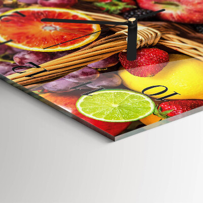 Reloj de vidrio Fruta