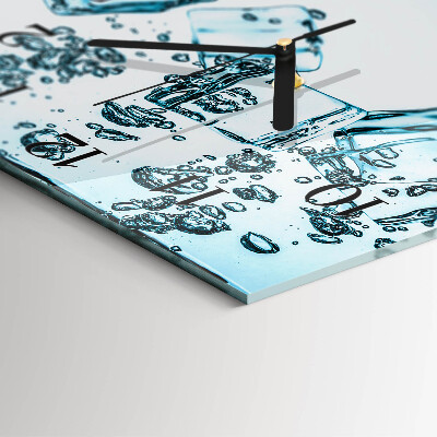 Reloj de vidrio Hielo