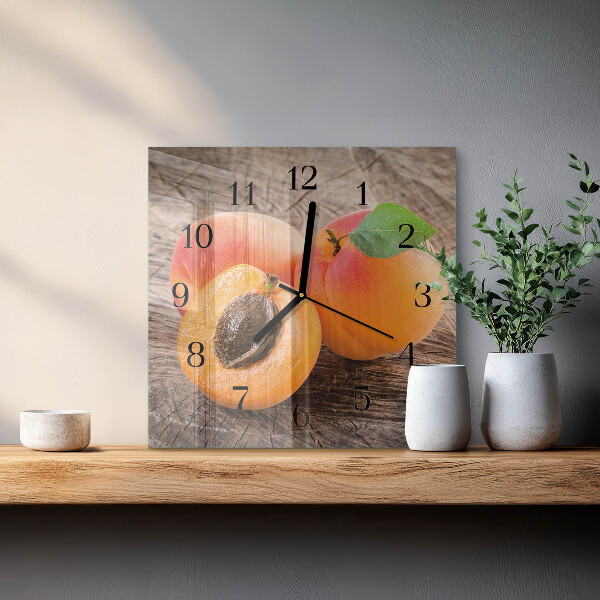 Reloj de vidrio Albaricoques