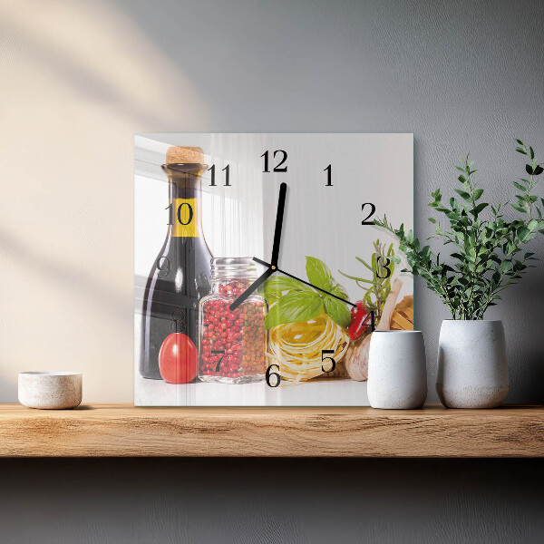 Reloj de vidrio Pastas