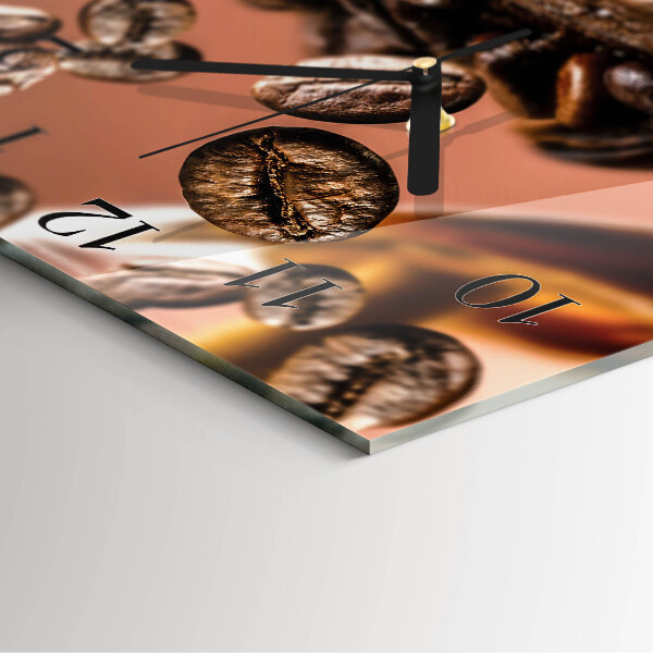 Reloj de vidrio Granos de café