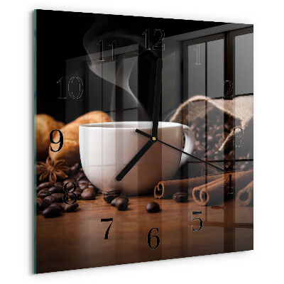 Reloj de vidrio Café