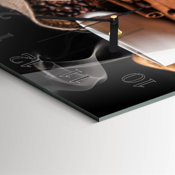 Reloj de vidrio Café