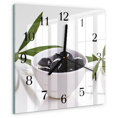Reloj de vidrio Aceitunas