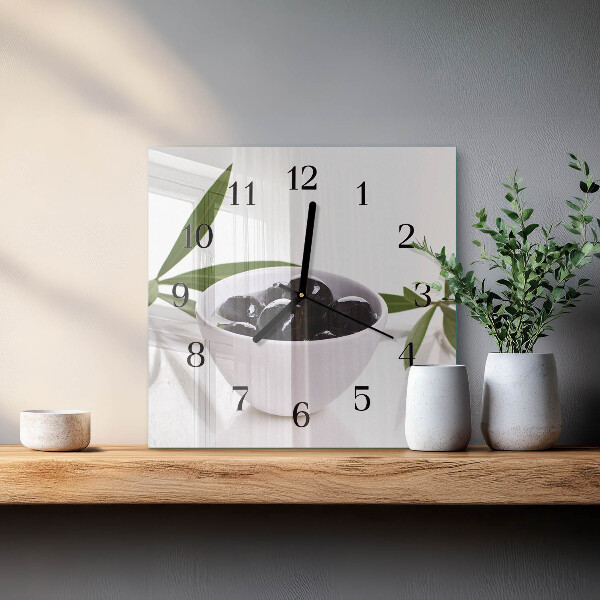 Reloj de vidrio Aceitunas