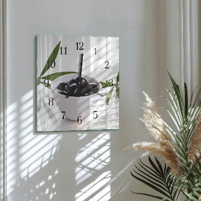 Reloj de vidrio Aceitunas