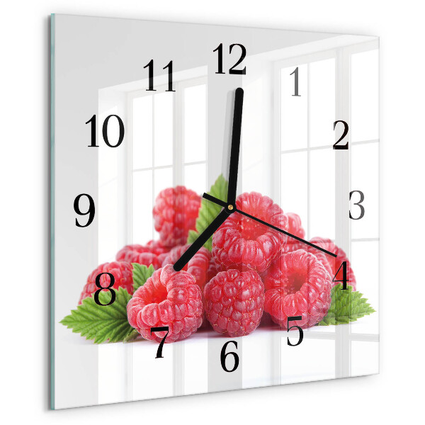 Reloj de vidrio Frambuesas