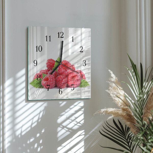 Reloj de vidrio Frambuesas