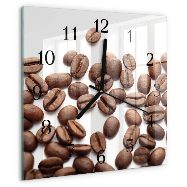 Reloj de vidrio Granos de café