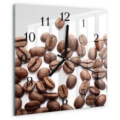 Reloj de vidrio Granos de café