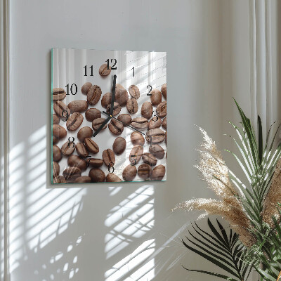 Reloj de vidrio Granos de café