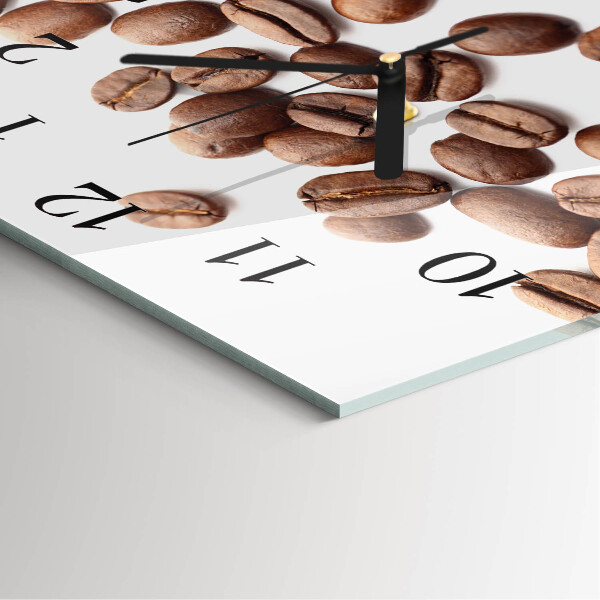 Reloj de vidrio Granos de café